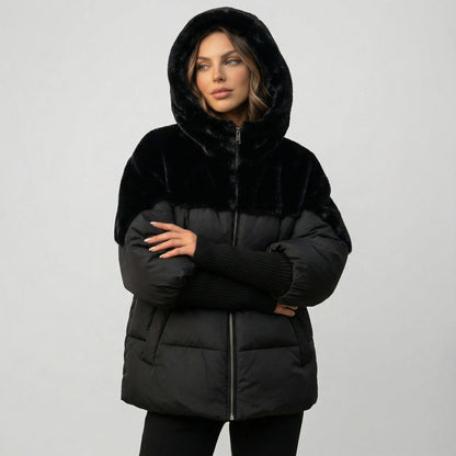 MARCELINA™║Chaqueta de plumas elegante