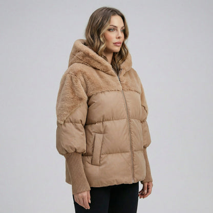 MARCELINA™║Chaqueta de plumas elegante