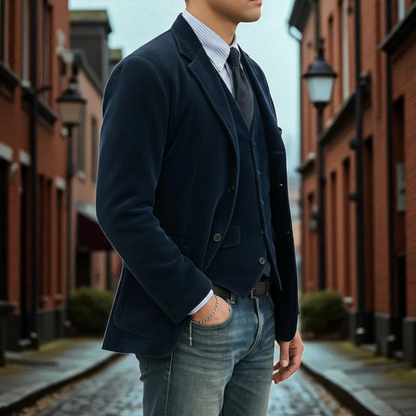 Tommy™║Conjunto de 2 piezas: blazer y chaleco