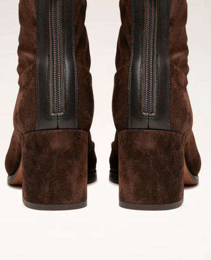 VICTORIA║Botas de tacón de punta cuadrada