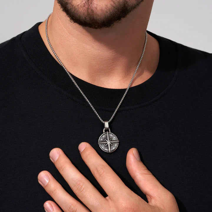 Collar Estrella del Norte® para mi Hombre (con carta dedicada y Caja con Luz)