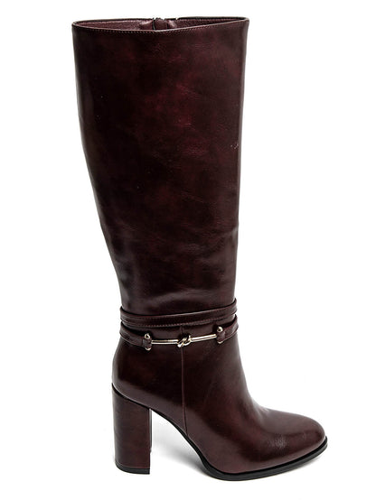Marly Bordeaux Botas de tacón