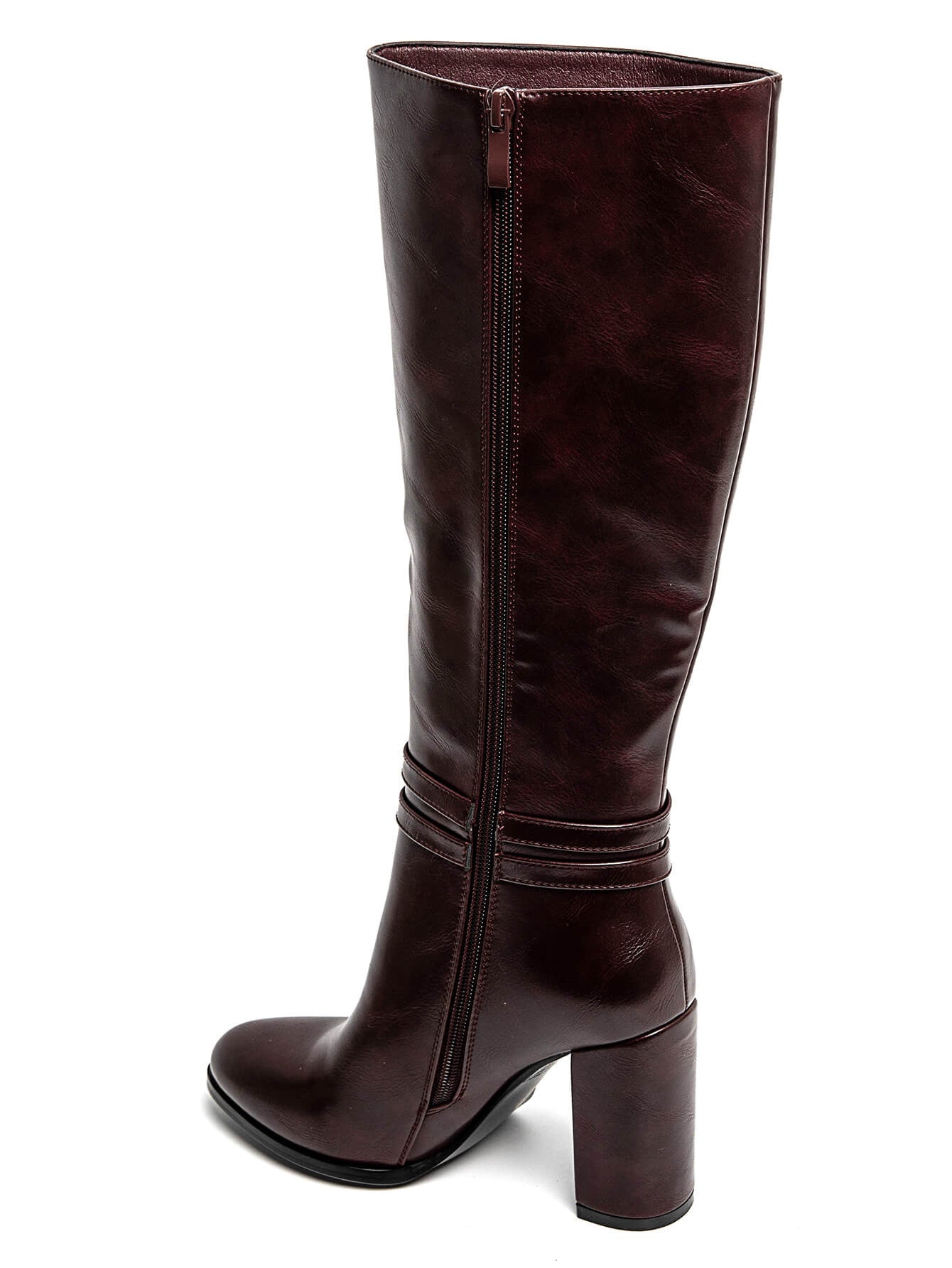 Marly Bordeaux Botas de tacón