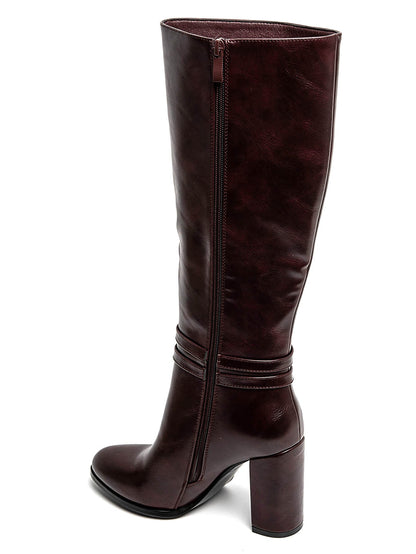 Marly Bordeaux Botas de tacón