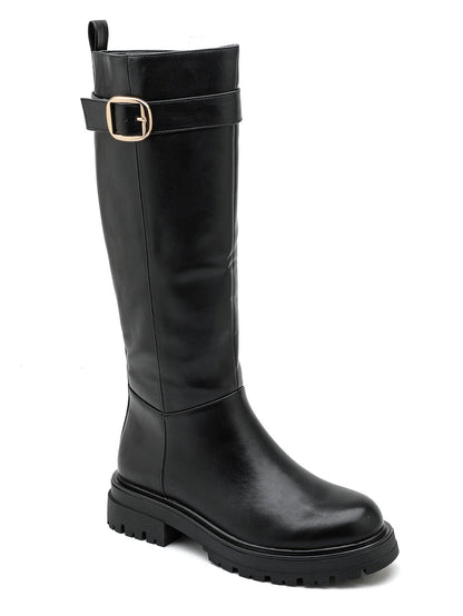 Botas altas Saar Black