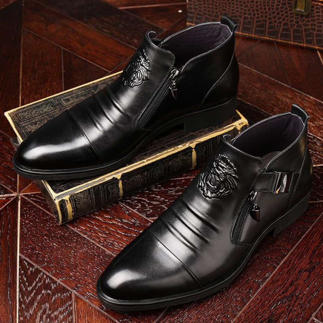 EFRAÍN®║Zapatos Ortopédicos de Cuero║Edición Premium