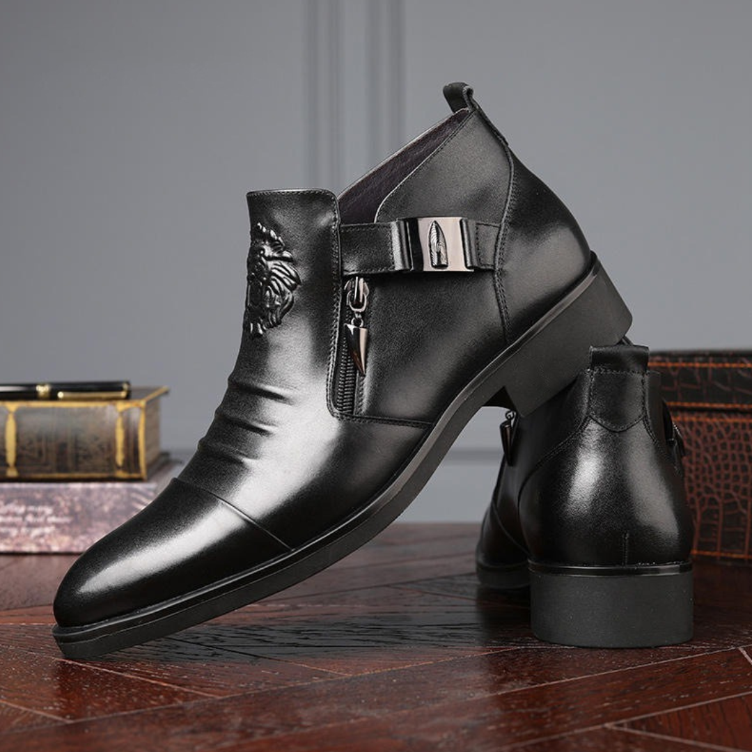 EFRAÍN®║Zapatos Ortopédicos de Cuero║Edición Premium