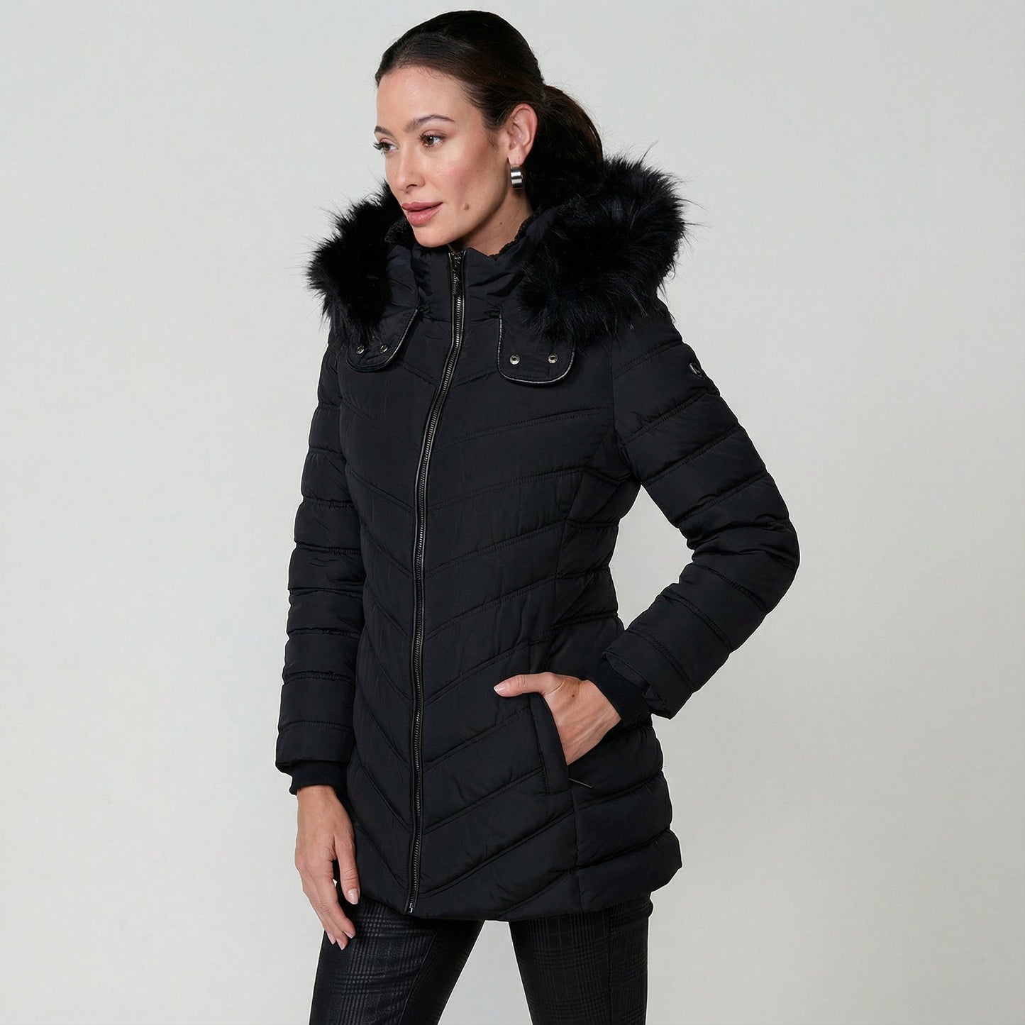 AURORA™║Chaqueta acolchada ajustada