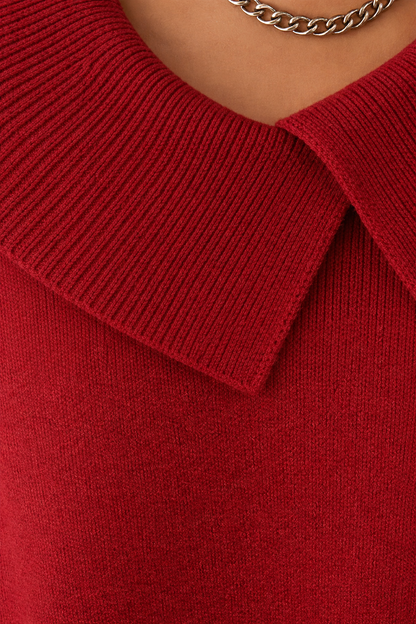 LUCIA║Suéter cálido con cuello flexible