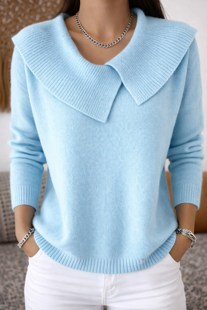 LUCIA║Suéter cálido con cuello flexible