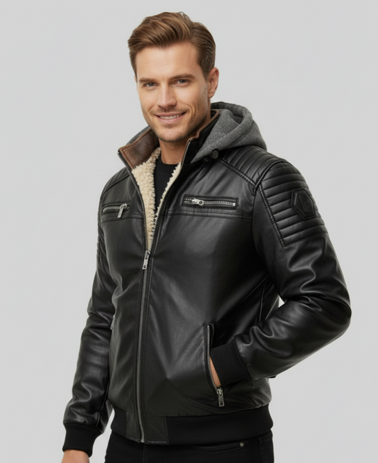 PELLE™║abrigo clásico para hombre