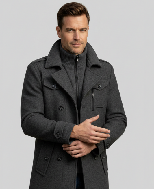 DORIAN™║Abrigo de doble cuello