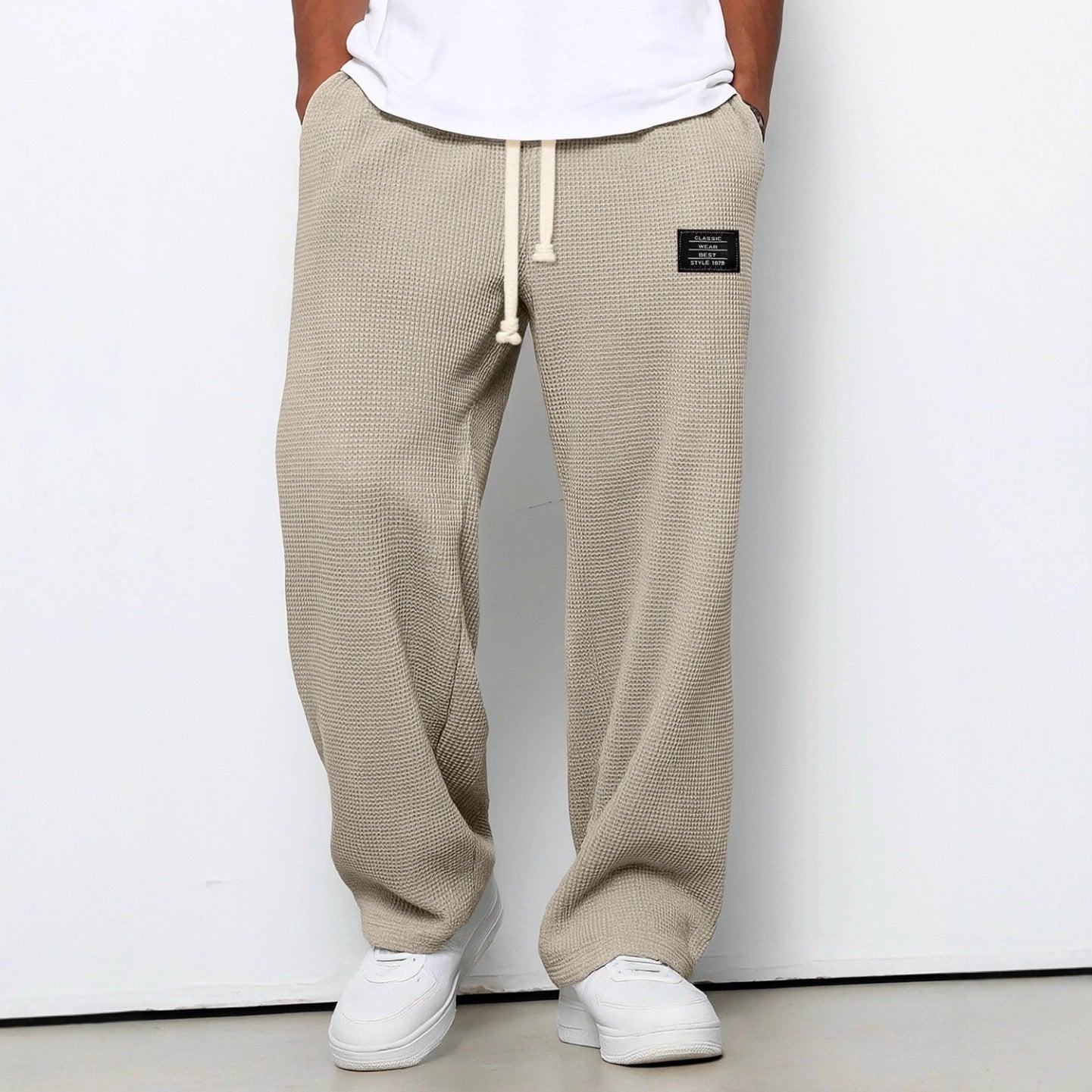 Gerald║Pantalones anchos con cintura ajustable