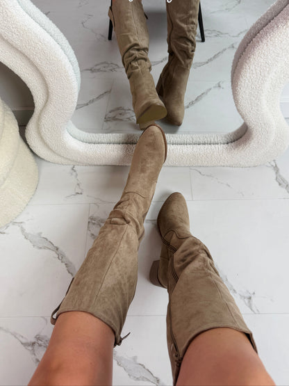Botas altas Margo Taupe