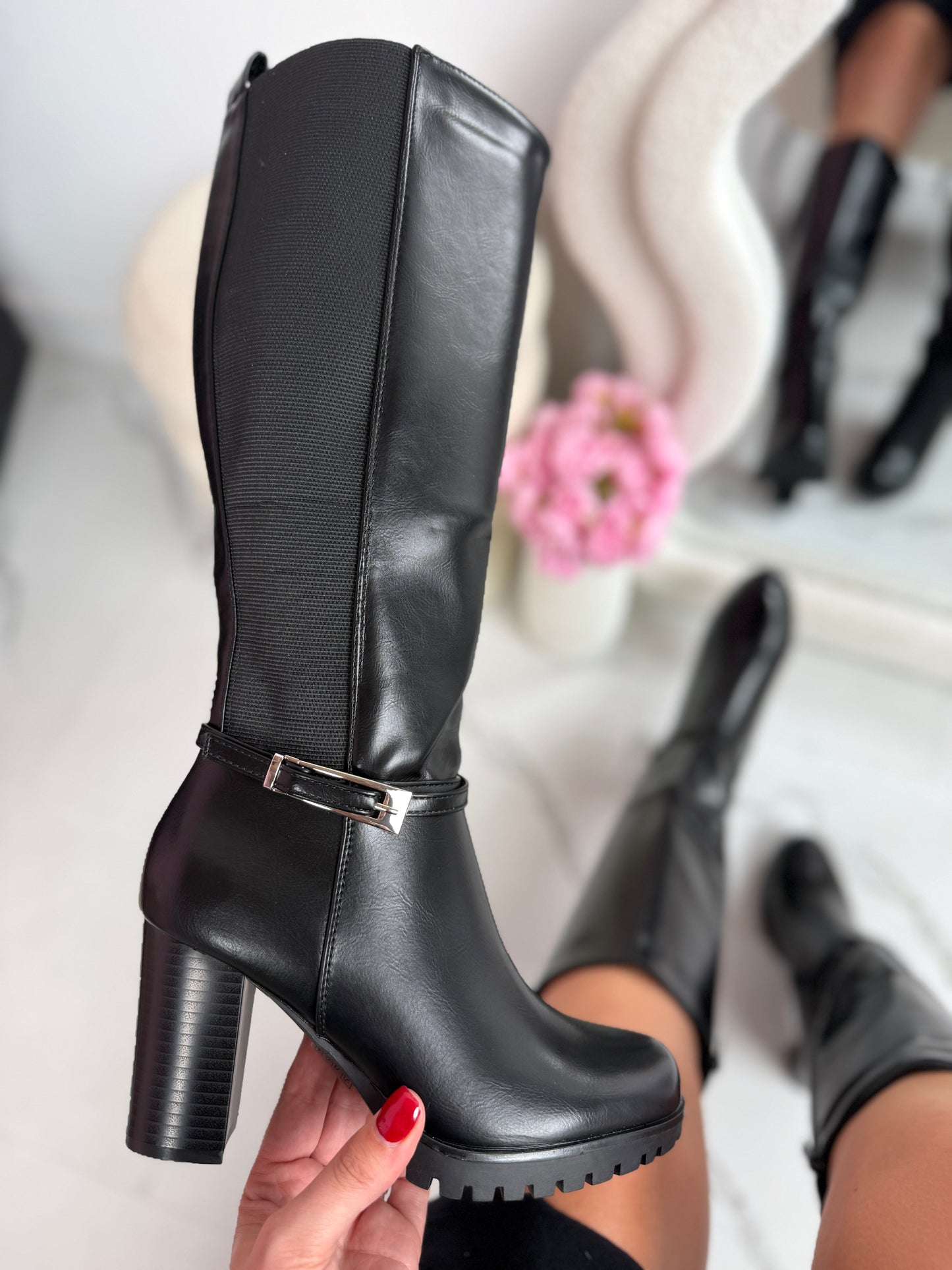 Botas altas Tamar Black