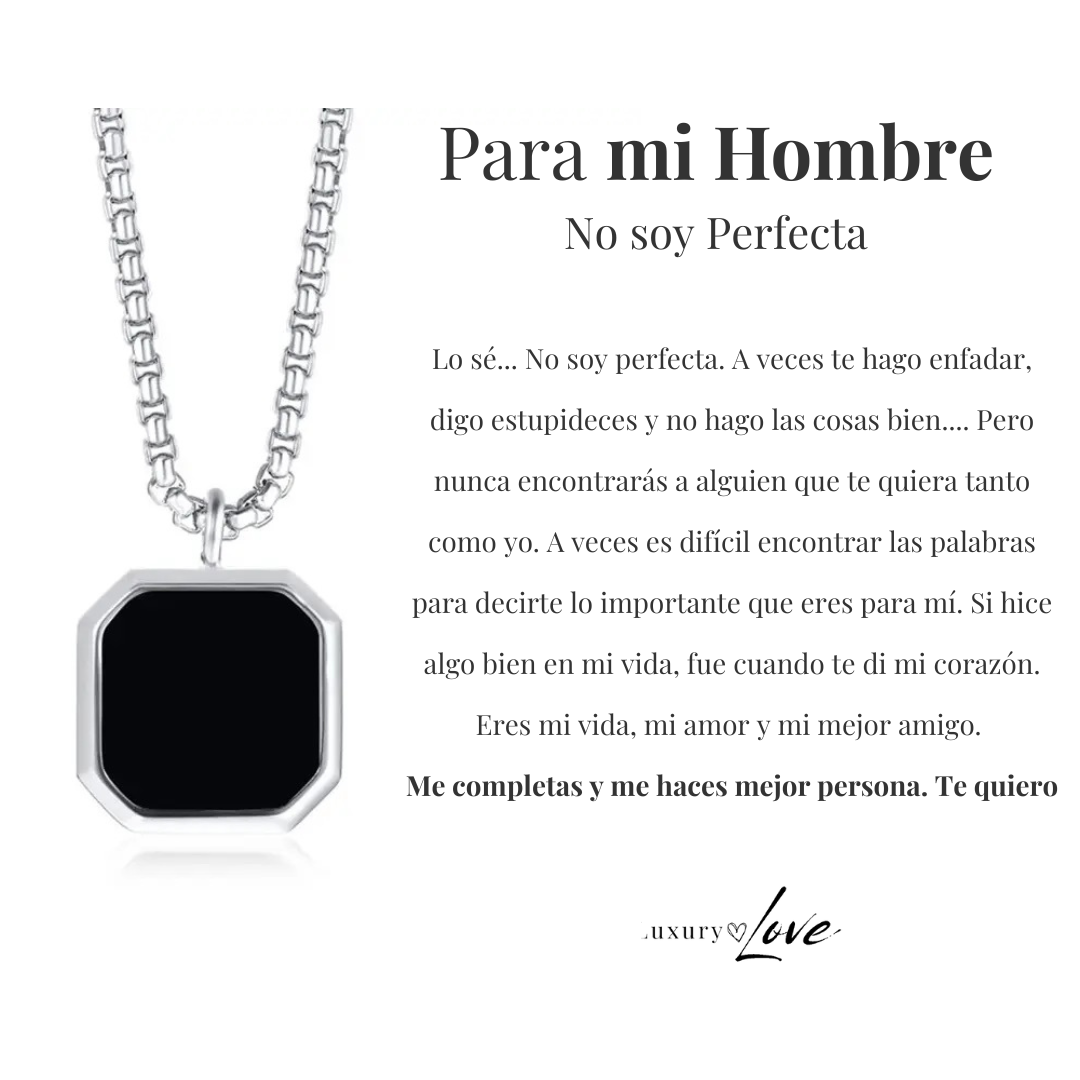 Collar Confianza® para mi Hombre (con carta dedicada y Caja con Luz)
