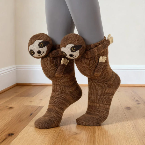 Calcetines de peluche™║Edición Animales Divertidos