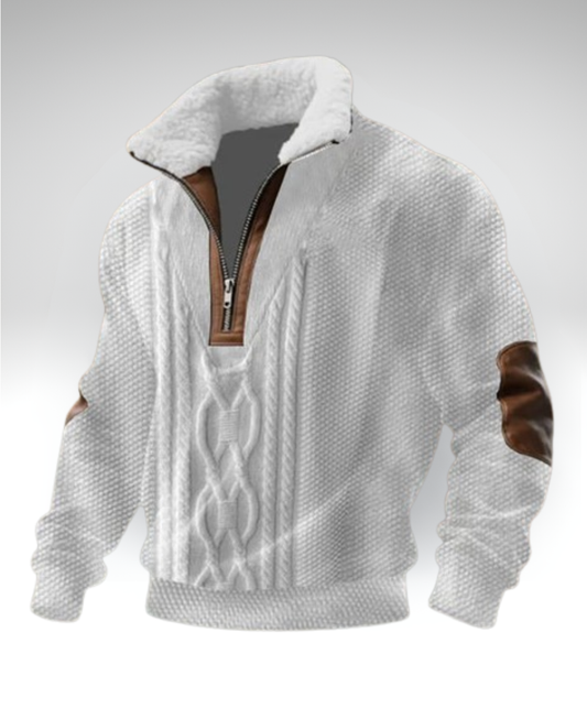 DARIUS™║Jersey con cremallera y cuello forrado