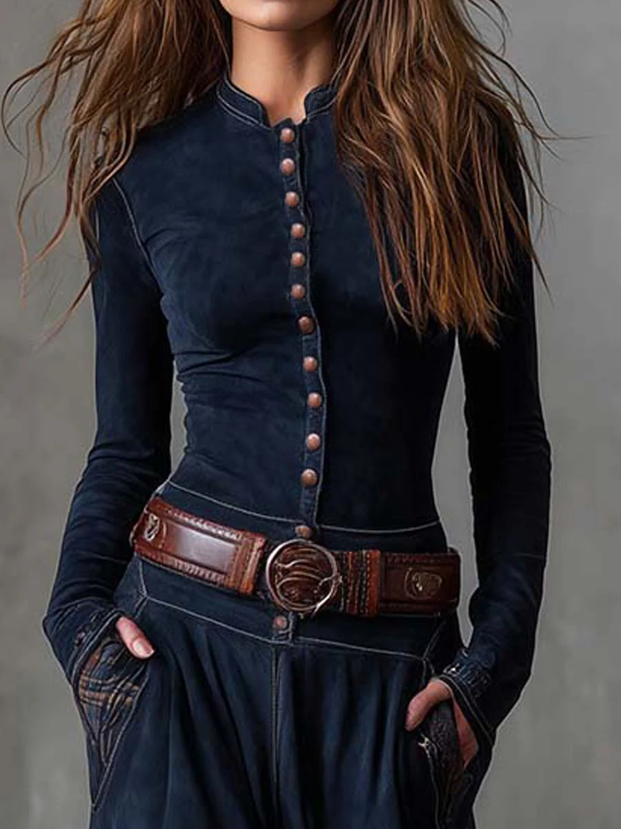 AZUCENA║Vestido maxi con cinturón