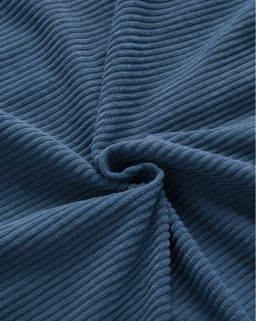 Camisa con capucha de corduroy