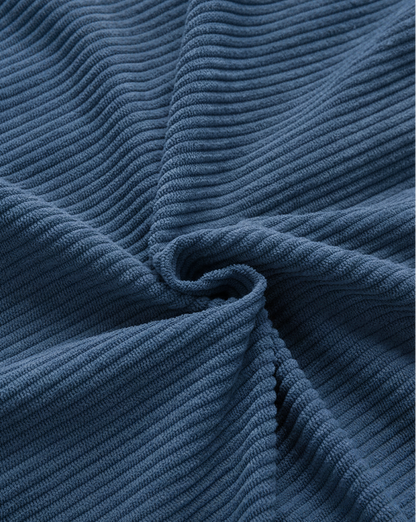 Camisa con capucha de corduroy