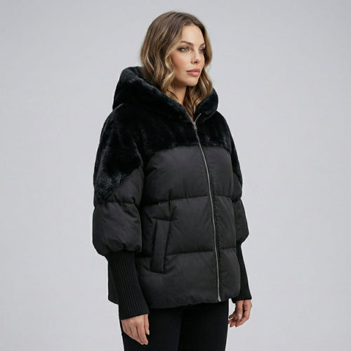 MARCELINA™║Chaqueta de plumas elegante