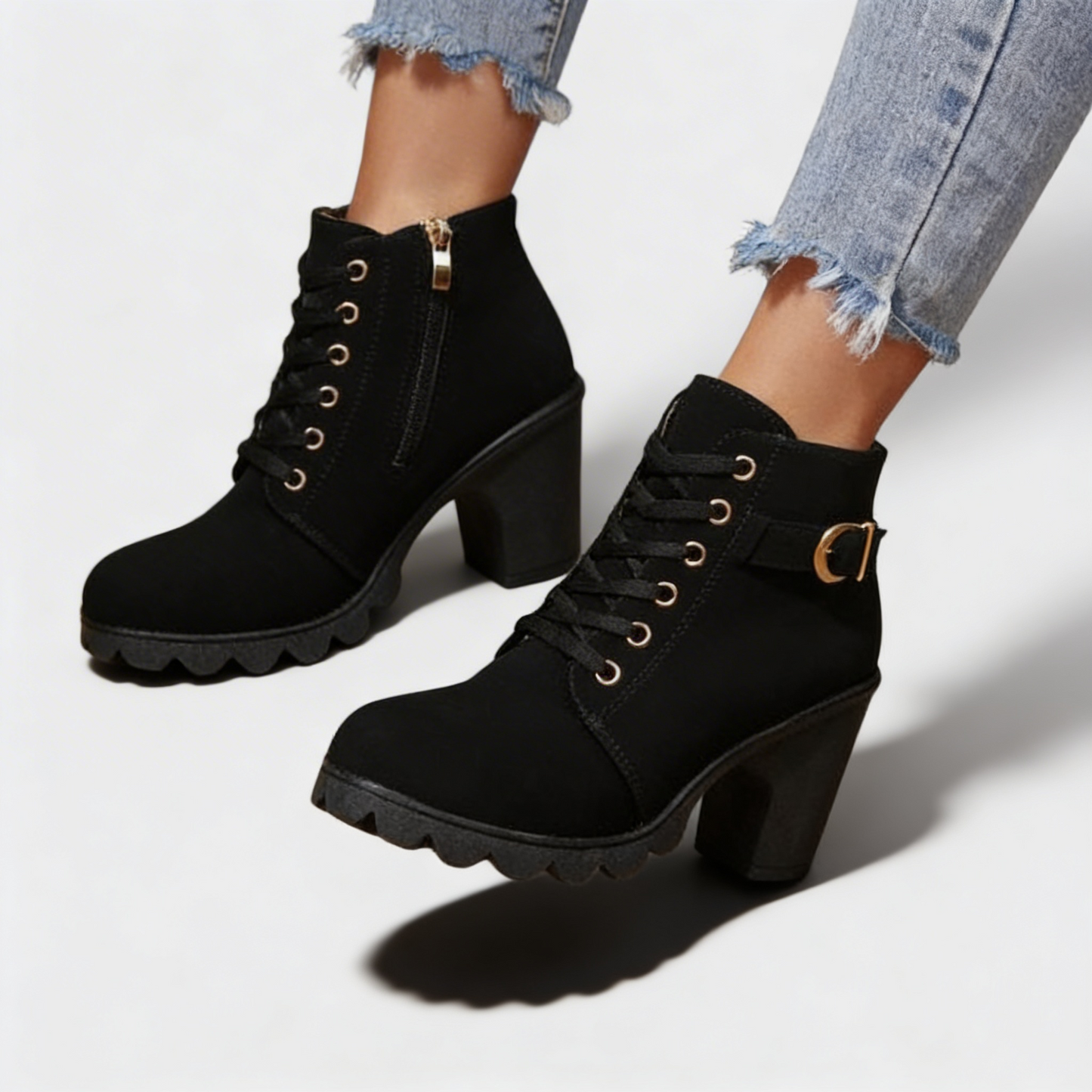 Gulia®║Botines Ortopédicos de Piel