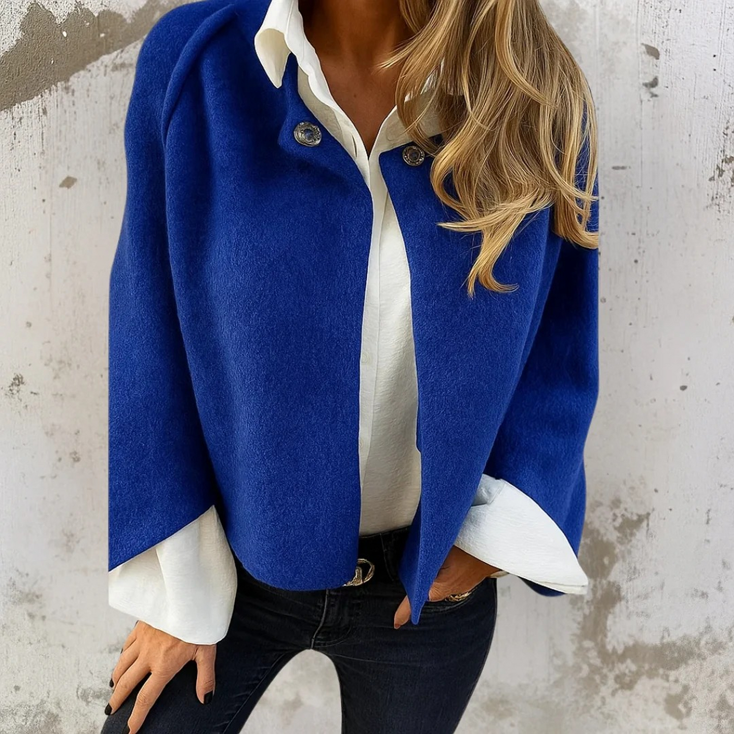 JUDITH™║Chaqueta corta elegante y cálida