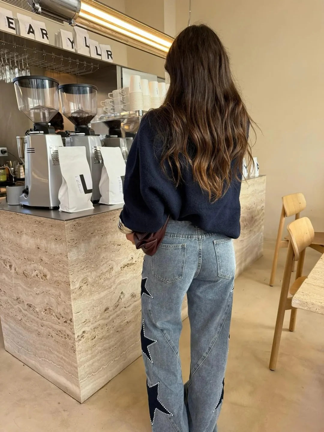 Melisa║Jeans casual de estrellas